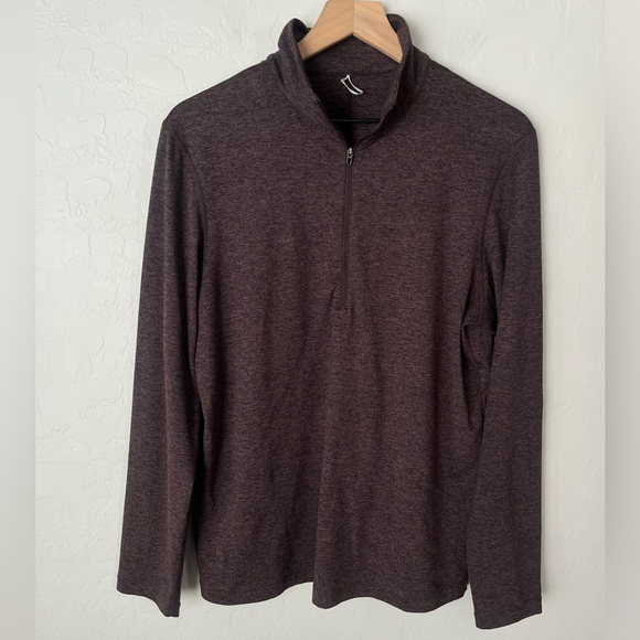 Lululemon soft Jersey quarter zip pullover large - Picture 5 of 10